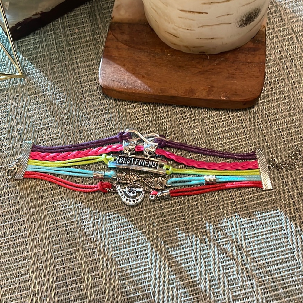 #126 Rainbow Best Friend Wrap Bracelet